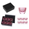 Crystal Kung Fu Tea Set, High-End Light Luxury Household Teacup Tea Set, Mid-Autumn Festival Gift Box, Gifts Are Available.