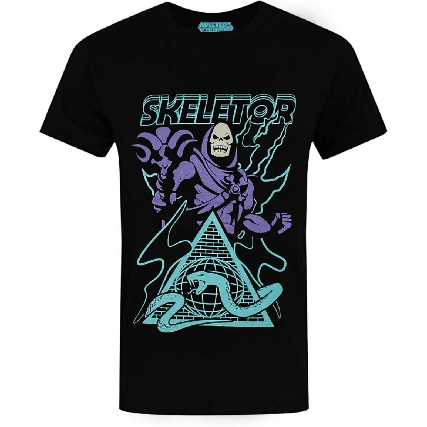 

Masters of the Universe Skeletor Mens T-Shirt Supervillain Characters Top XXXXXL чорний