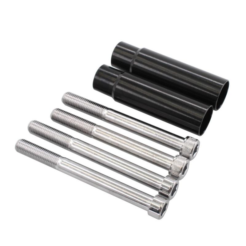 2 Sets Motorcycle Gps Steering Rack Expander For Kawasaki Ninja 6501000 Ninja Support H2Sx Z1000Sx Gtr1400 Black