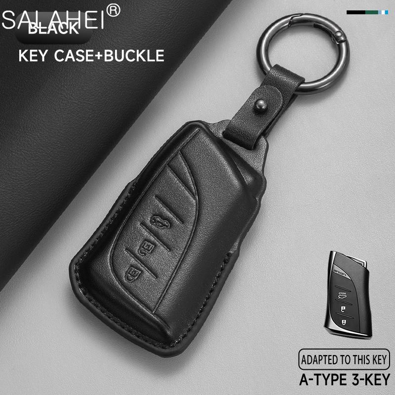 Leather Car Key Fob Cover Case Shell For Lexus Nx Is Rx Es Gx Lx Ls Ux Gs 200 260 300 350 Nx200 Nx300 Rx350 Es300 Auto Accessory