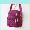 Oxford Fabric Small Shoulder Bag For Women With Zipper Closure For Daily Use
