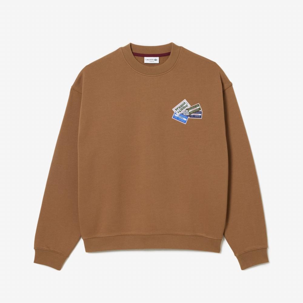 

LACOSTE Мужская футболка с круглым вырезом и бейджем SH2060 53N SIX