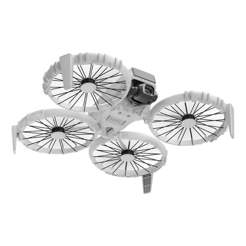 Integrated Bumper Guard For Flip Drones Propellers Protections Toolless Storage Shock Absorbing Drones Accessory