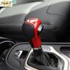 For Jeep Cherokee  2014- ABS Red Interior Gear Lever Shift Knob Covers Trim