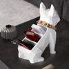 Resin Dog Figurines Home Décor Office Table Storage Bin Accessories For Lliving Room Organizer Ornaments Sculpture Statue