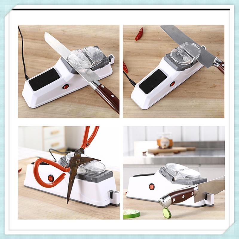 Electric Knife Sharpener Machine Kitchen Knives Scissor Sharpening Machine Grinder Efficient Safe Kitchen Utensils Accessories