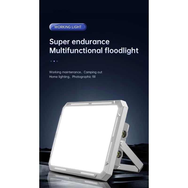 Portable LED Camping Tent Light Rechargeable Searchlight High Power 50W Outdoor Emergency Lighting Waterproof Hanging Night Lamp