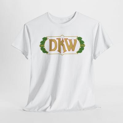 Vintage Geïnspireerd DKW Unisex T-shirt Tops Tee, Stoomauto Motorfiets Merk Shirt,