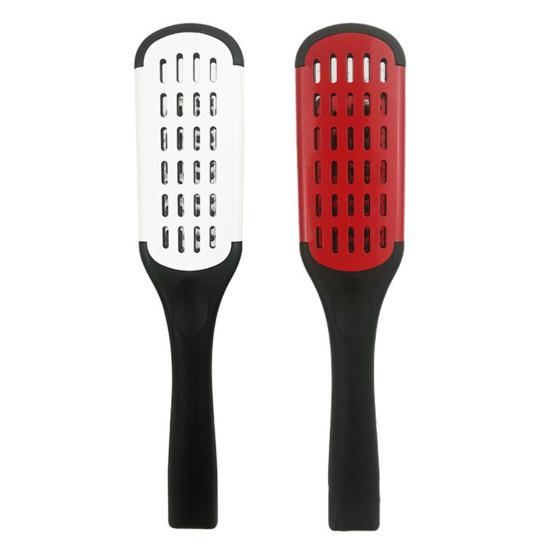 Straight Hair Comb Premium Bristles Anti-static Double Sided Ergonomic Handle Heat-Resistant Hairdressing Tool Hairdressing Straightener Comb Clamp