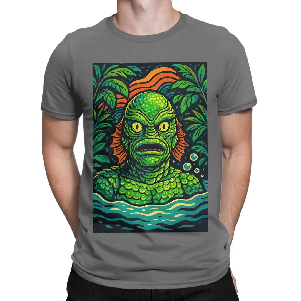 cCREATURE FROM THE BLACK LAGOON 1954 Novelty Graphic 100 Cotton TShirt cCreature from the Black Lagoon Tees Tops For Unisex