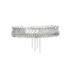 4 Fashionable and Simple Heart-shaped Snake Bone Chains, Multi-layer Stacked Women's Ankle Chains