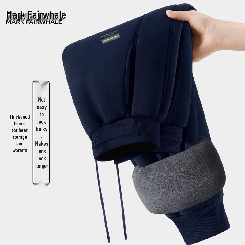Mark Fairwhale Men's 2025 Winter Fleece-Lined Joggers