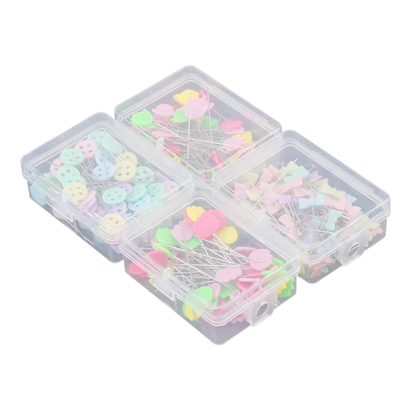 

300 pcs Flower Button Head Pins DIY Quilting Tool Sewing Accessories set 2