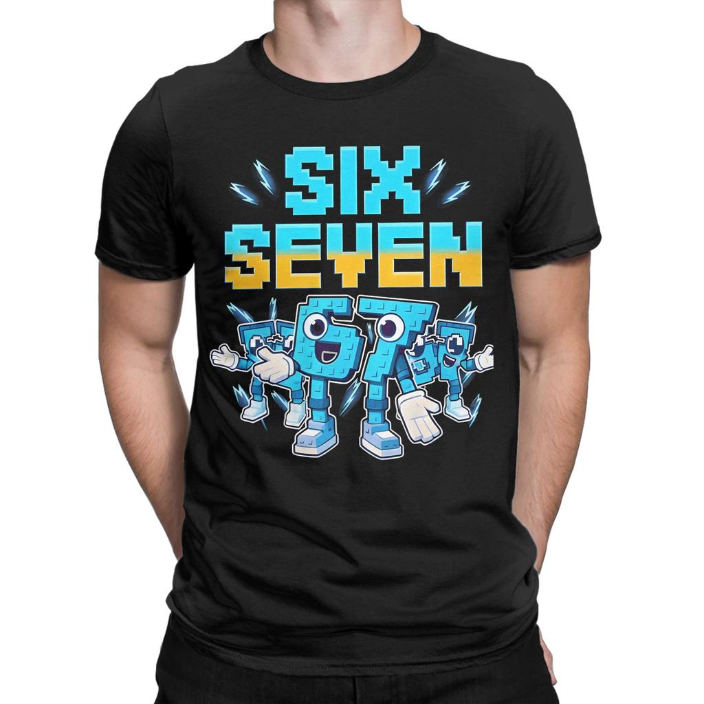 67 Six Seven 6-7 Funny Italian Brainrot Tee Shirt for Men Women Gift T Shirts  Cotton Clothing