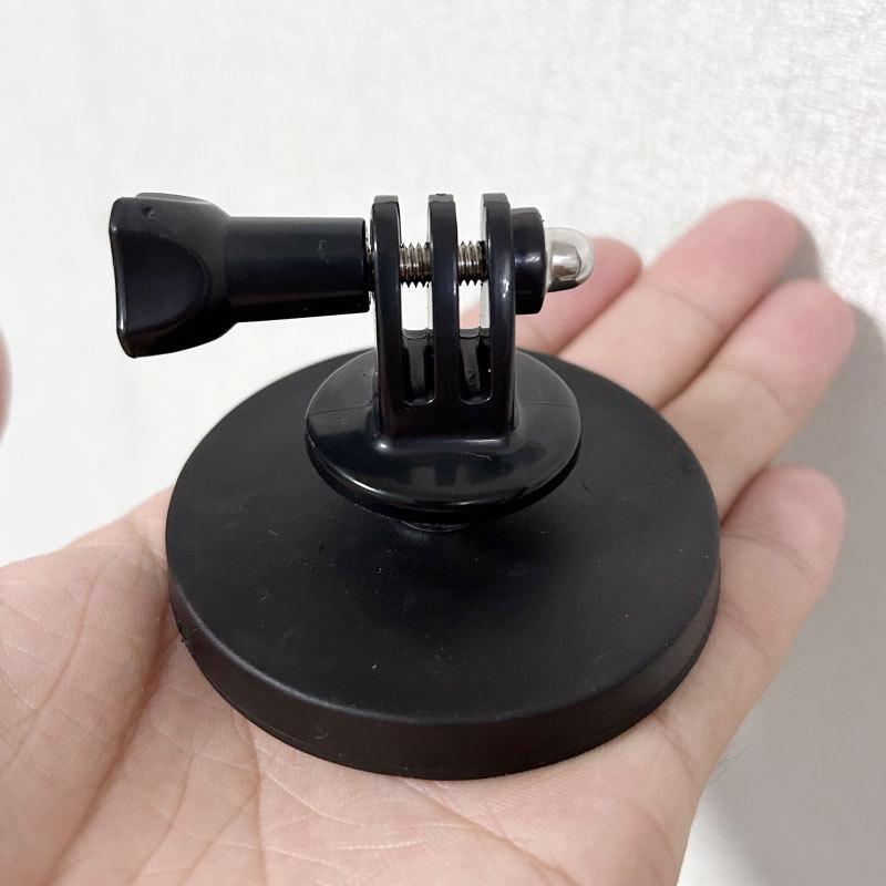 Magnetic Action Camera & Phone Holder with Suction Cup, 360° GoPro Mount, Universal Phone Holder for DJI Live Streaming.