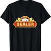 Lustiges Casino-Design für Männer Black Jack Dealer Spieler T-Shirt