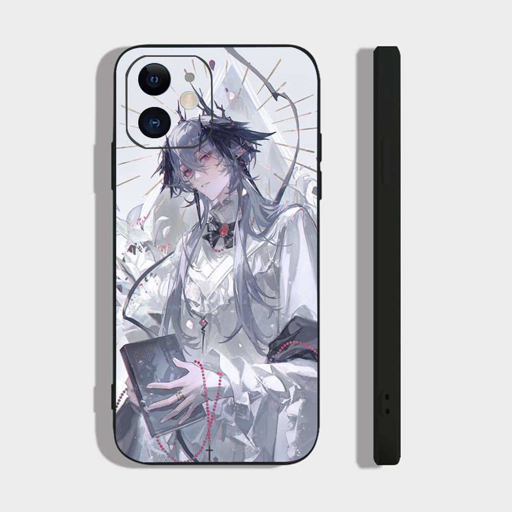 

Logos Animated Game A-Arknights Phone Case For IPhone 17 Air 16 15 14 13 Pro Max 11 12 Black Silicone Cover IPHONE 13
