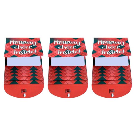 Christmas Gift Card Booklet Handmade Merry Christmas Gift Card Book Pull-out Design DIY Wow Card Holder Keepsake Gift for Holiday Xmas Party