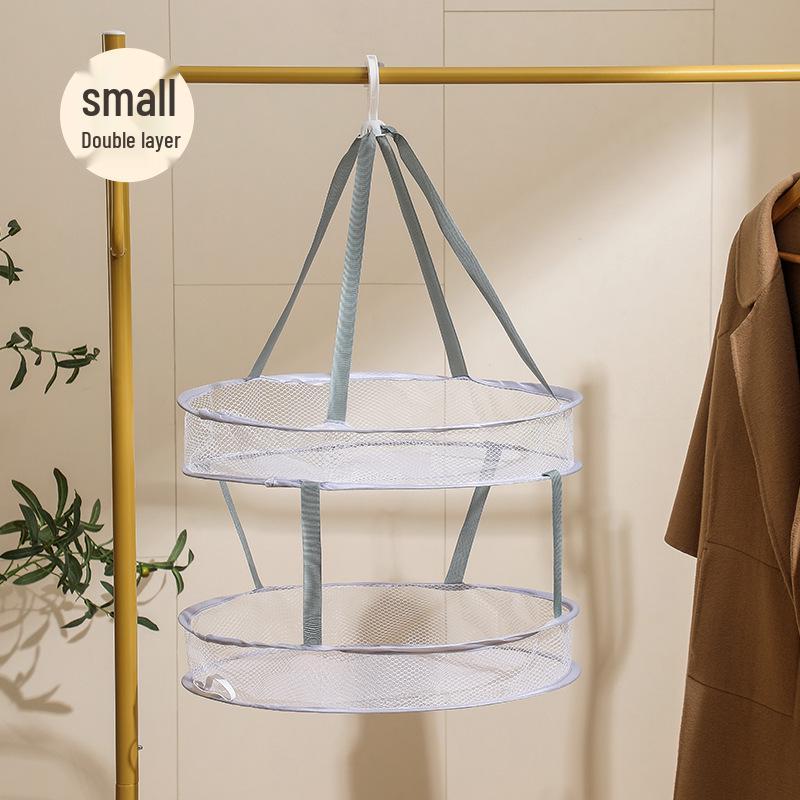 Foldable Double-Layer Drying Net: Ideal for Underwear, Socks, and Sweaters