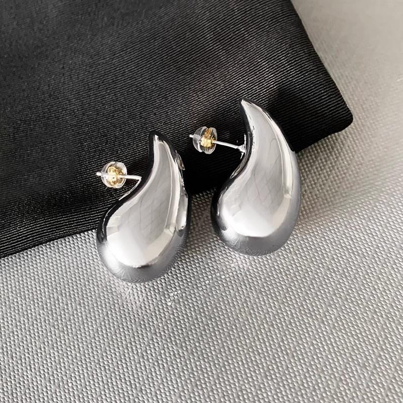 iF ME Orecchini a perno a goccia in metallo per donna oro argento orecchini ipoallergenici accessori gioielli