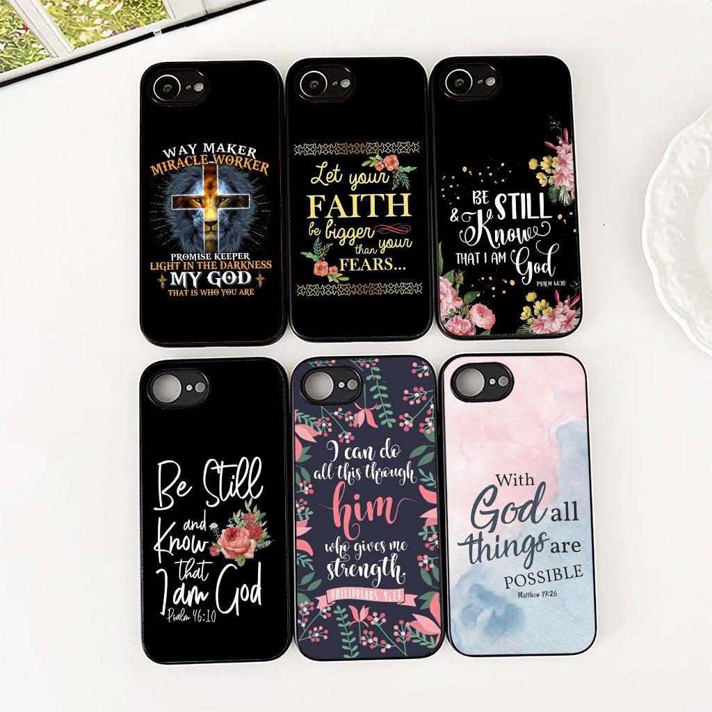 Bible Verse Christian Jehovah God Phone Cover Case for Samsung Galaxy S25 S24 S23 FE Ultra Plus S7 Edge S25+ S23+ A56 5G Casing