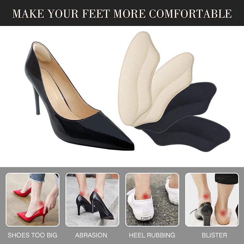 Women Insoles for Shoes High Heel Pad Adjust Size Adhesive Heels Pads Liner Grips Protector Sticker Pain Relief Foot Care Insert