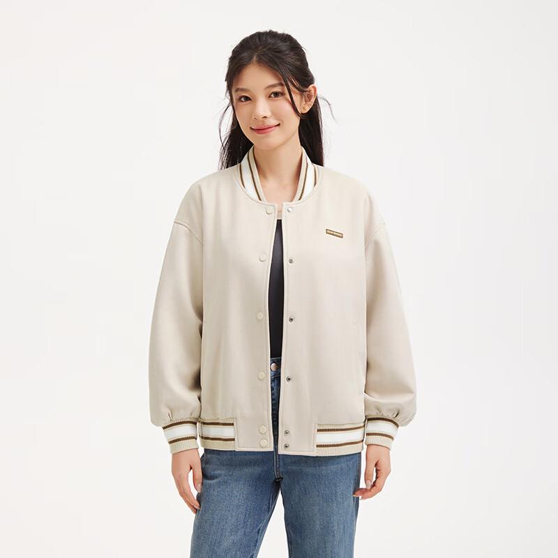 Hotwind Women's Textured Baseball Jacket F07W26507