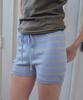 CITTA Stripe Knit Micro Shorts_Ctb570(Sky Blue)