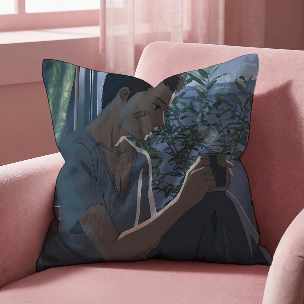 

The Garden of Words Cushion Cover Multi-Scene Pillow Cover for Home & Car - Reversible, Soft & Durable for Daily Use 30cmx30cm