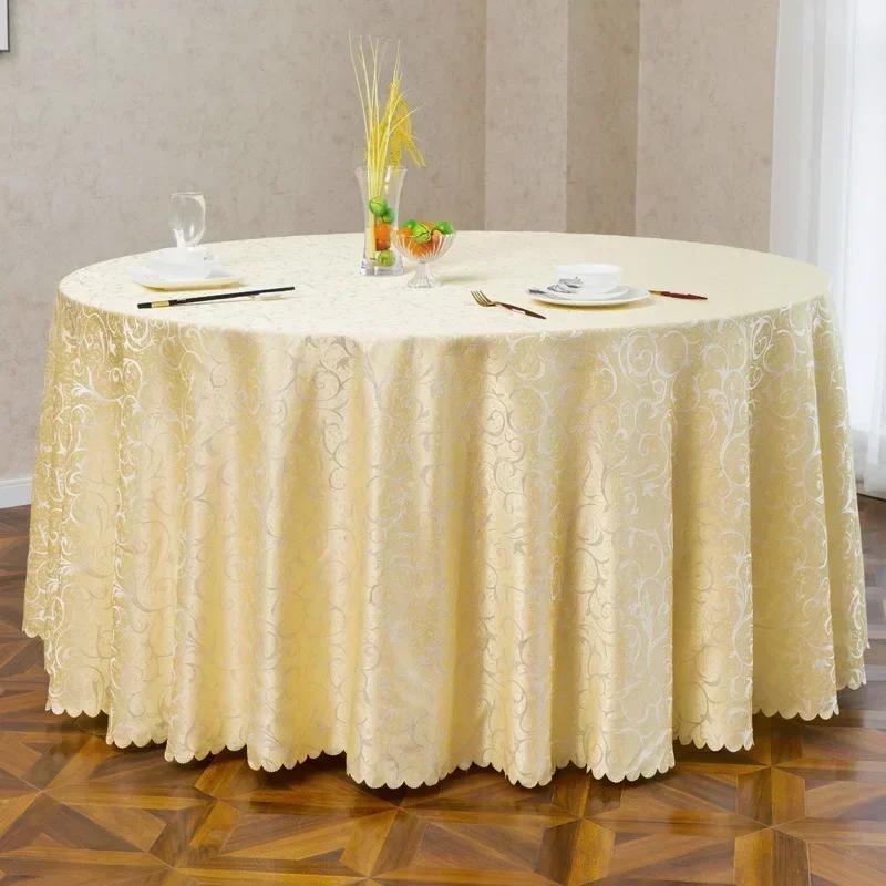 hotel Moderne Grote Ronde Jacquard Tafelkleed Bedrukt Meerkleurig Tafelkleed Nieuw Stof Anti-slip Geurloos Restaurant huis Tafelkleed 140x180cm