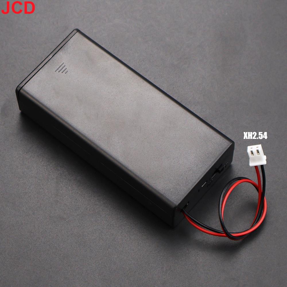18650 2-cection Battery Holder/Box In Series With Cover Switch And PH2.0/XH2.54/SM/Jumper Male/Female/DC5521/USB Plug Connector