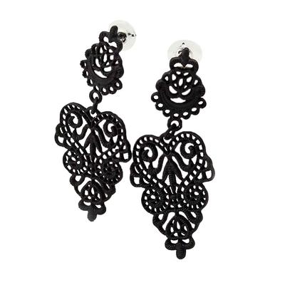 Bohemia Hollow Leafs Women Girls Earrings Ear Studs Jewelry Dangle Alloy Earring