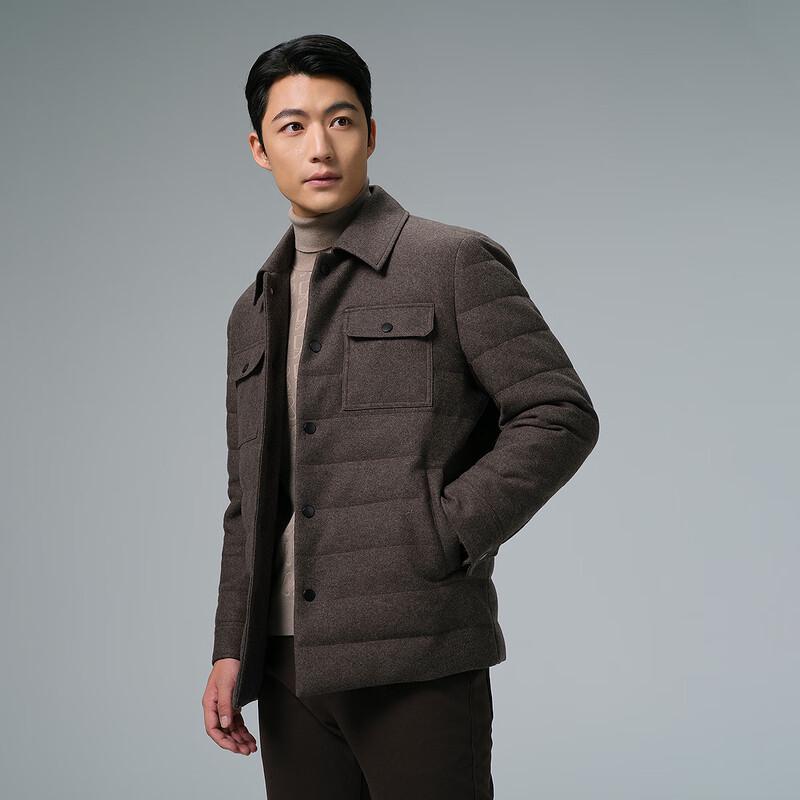 Lilanz Men's Business Wool Down Coat