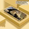 Ruishou Golden Steed For Samsung Galaxy S26 S20 FE S21 S22 S23Plus S24 Ultra 25Ultra S21+ S9 S22 S8 S23 Golden Glass Phone Case