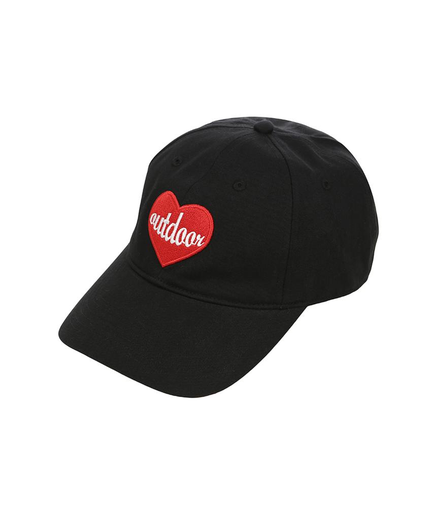 OUTDOOR PRODUCTS Heart Logo Ball Cap (Black)