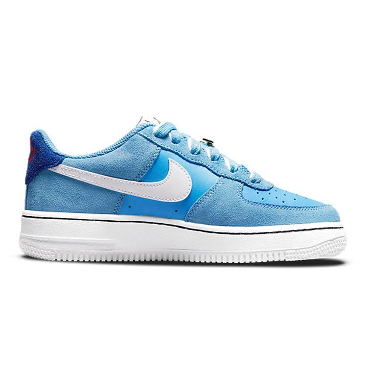 Nike Air Force 1 LV8 S50 GS University Blue Kids Sneakers Deep-Royal-Blue University-Red White DB1561-400