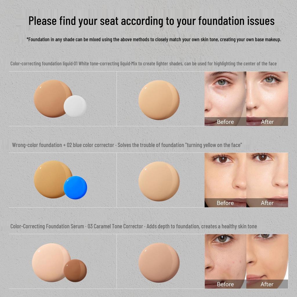 White Foundation Liquid Mix: Stage Makeup Adjuster for Dark Base