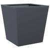 Vidaxl Donice Ogrodowe, 2 Szt., Antracytowe, 40X40X40 Cm, Stalowe