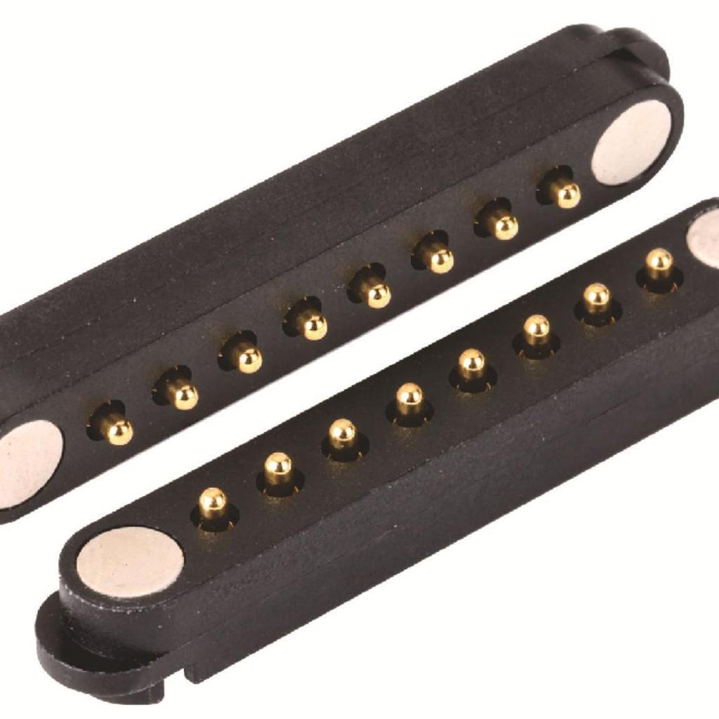 Magnetischer 8-Pin 2,5 Federstift-Steckverbinder zum Laden von Kopfhörern, Uhren und Armbändern