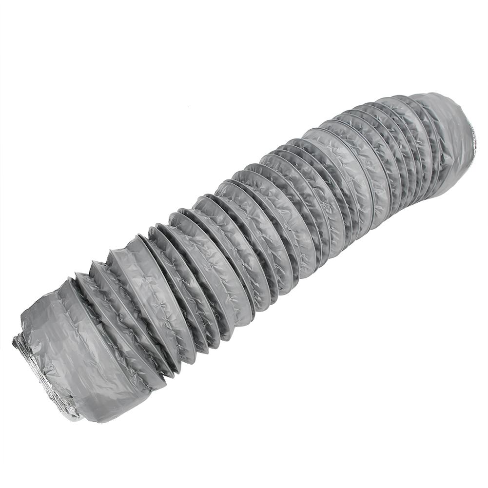1m Aluminum Foil Flexible Ducting Exhaust Hose Kitchen Ventilation Insulation Noise Reduction