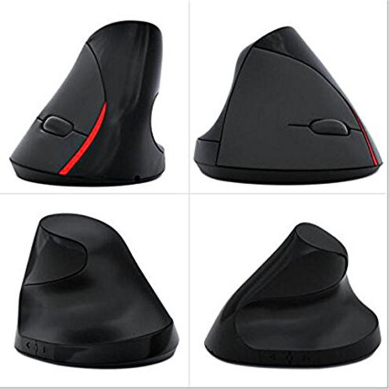 Mouse da gioco ottico cablato 5D con mouse verticale verticale ergonomico portatile USB 1200 DPI 2.4GH per PC desktop portatile
