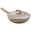 Supor Maifan Stone Non-Stick Deep Frying Pan with Lid