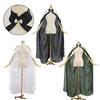Elegant Ivory Chiffon Neck Wrap Cape For Women Lightweight Bridal Shawl