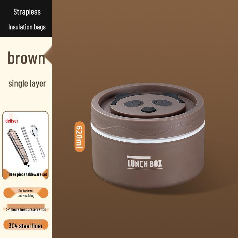 Portable Multi-layer Leak-proof Insulated Bento Lunch Box for Students and Office Workers