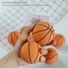 6cm High Elastic Mini Basketball Rubber Small Inflatable Basketball Soft Mini Sports Basketball  Family Parent-Child Games