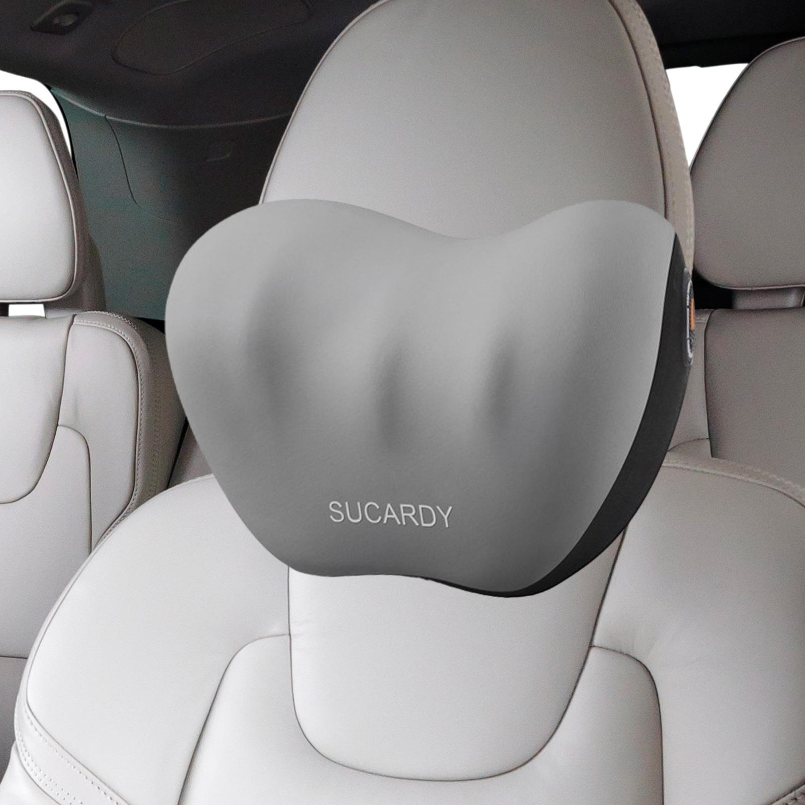 

Подушка для шеи в машину, подголовник, удобный эргономичный дизайн для офисного кресла, дышащий серый