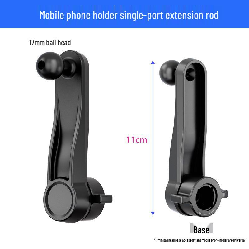 Universal Aluminum Magnetic Car Mount, 17mm Magsafe Compatible for iPhone