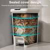 Garbage Can Durable Construction Large Capacity Wide Opening