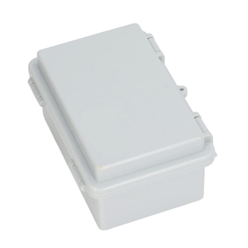 Grey Junction Box Plastic Clip Electrical Enclosure Durable Project Box Outdoor
