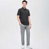 SEPTWOLVES Men's High-Cotton Ice Silk Quick-Dry Short Sleeve Polo Shirt